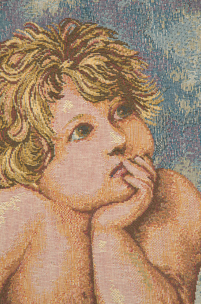 Raffaello's Angels Italian Tapestry Wall Hanging