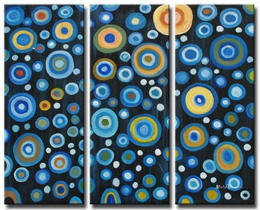 Circles of Abundance Canvas Art