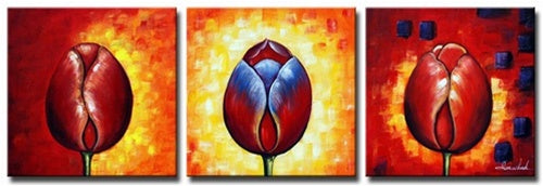 Tulips in Tears Canvas Art