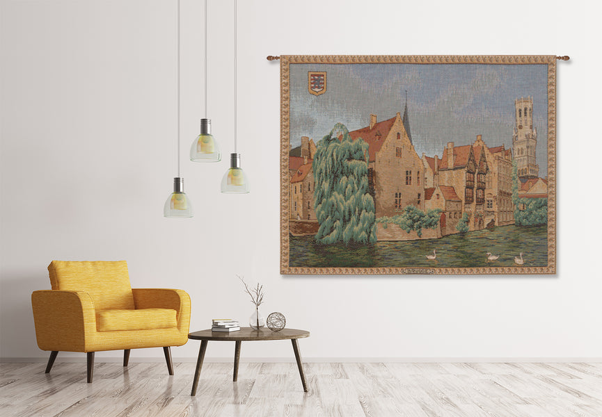 Brugges Riverside French Tapestry