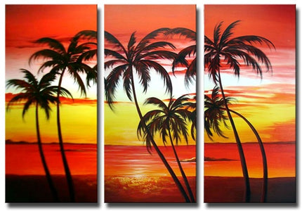 Towering Palms Canvas Art