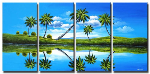 Prehistoric Palms Canvas Art