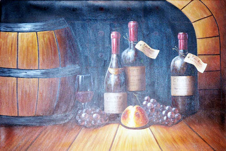 Wine Cellar II Canvas Art