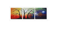Cosmic Trees Canvas Art