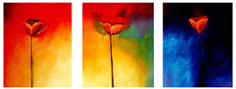 Triage of Tulips Canvas Art