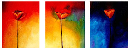 Triage of Tulips Canvas Art