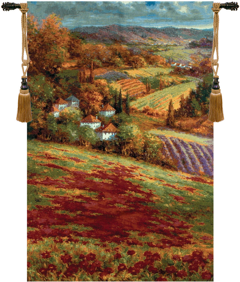 Valley View III Fine Art Tapestry