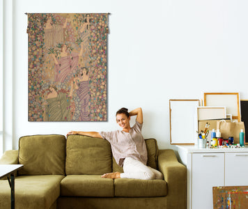 Primavera Vertical Italian Tapestry Wall Hanging