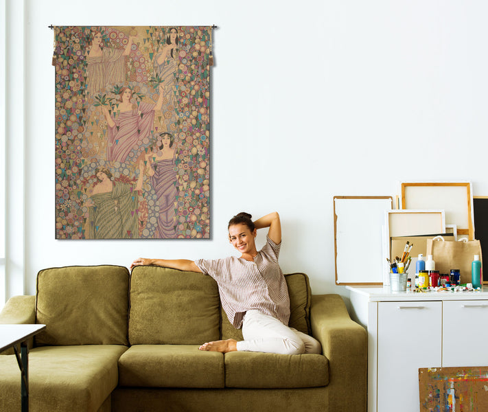Primavera Vertical Italian Tapestry Wall Hanging