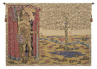 The Knight with the Tree of Life Italian Tapestry Wall Hanging
