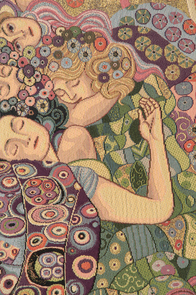 The Virgin Italian Tapestry Wall Hanging