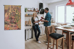 The Virgin Italian Tapestry Wall Hanging