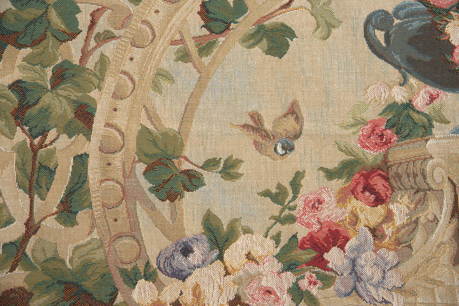 Beauvais Green Leaves French Tapestry