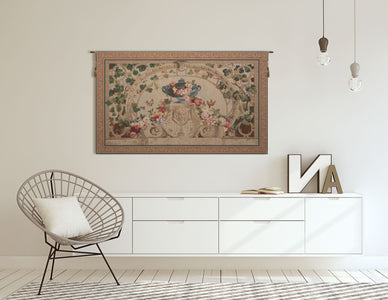 Beauvais Green Leaves French Tapestry