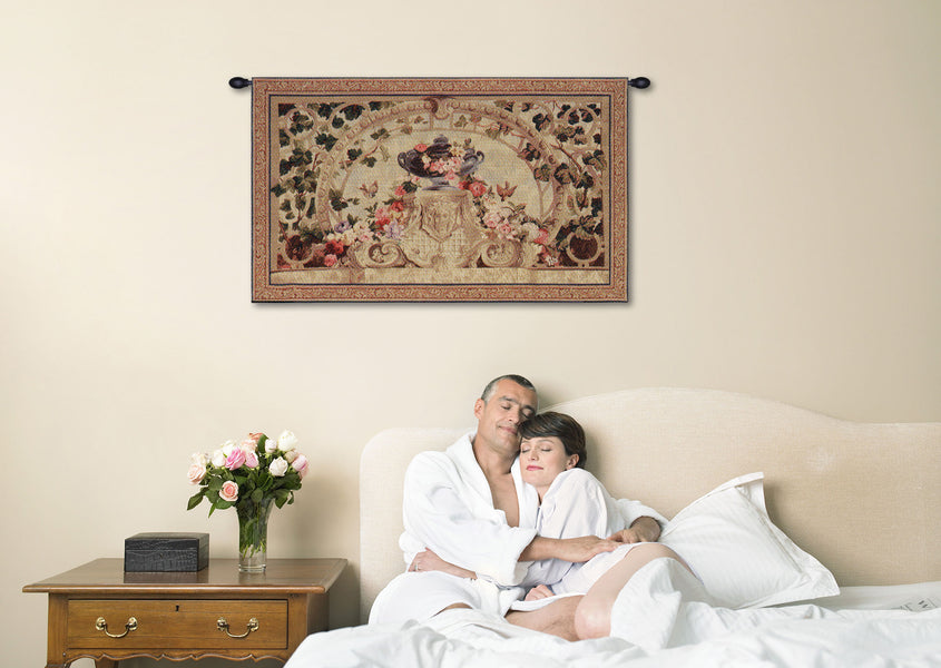 Beauvais Green Leaves French Tapestry