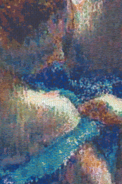 Blue Dancers Belgian Tapestry Wall Hanging