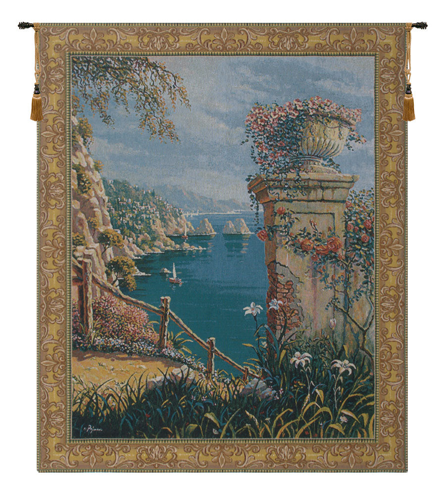 Capri Vista Belgian Tapestry Wall Hanging