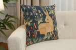 Medieval Rabbit French Tapestry Cushion