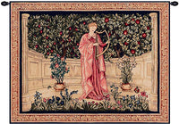 The Minstrel French Tapestry by William Morris