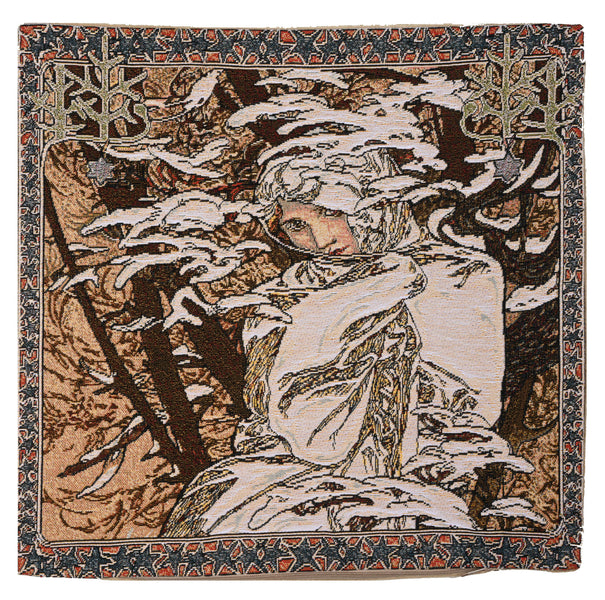 Mucha Winter I European Cushion Cover