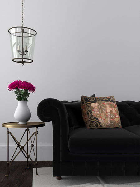 The Accomplissement Black European Cushion Cover