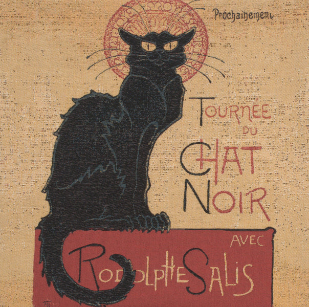 Tournee Du Chat Noir European Cushion Cover