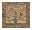 Tree of Life by Gustav Klimt Italian Tapestry Wall Hanging