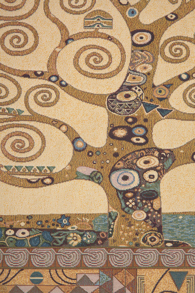 Tree of Life by Gustav Klimt Italian Tapestry Wall Hanging