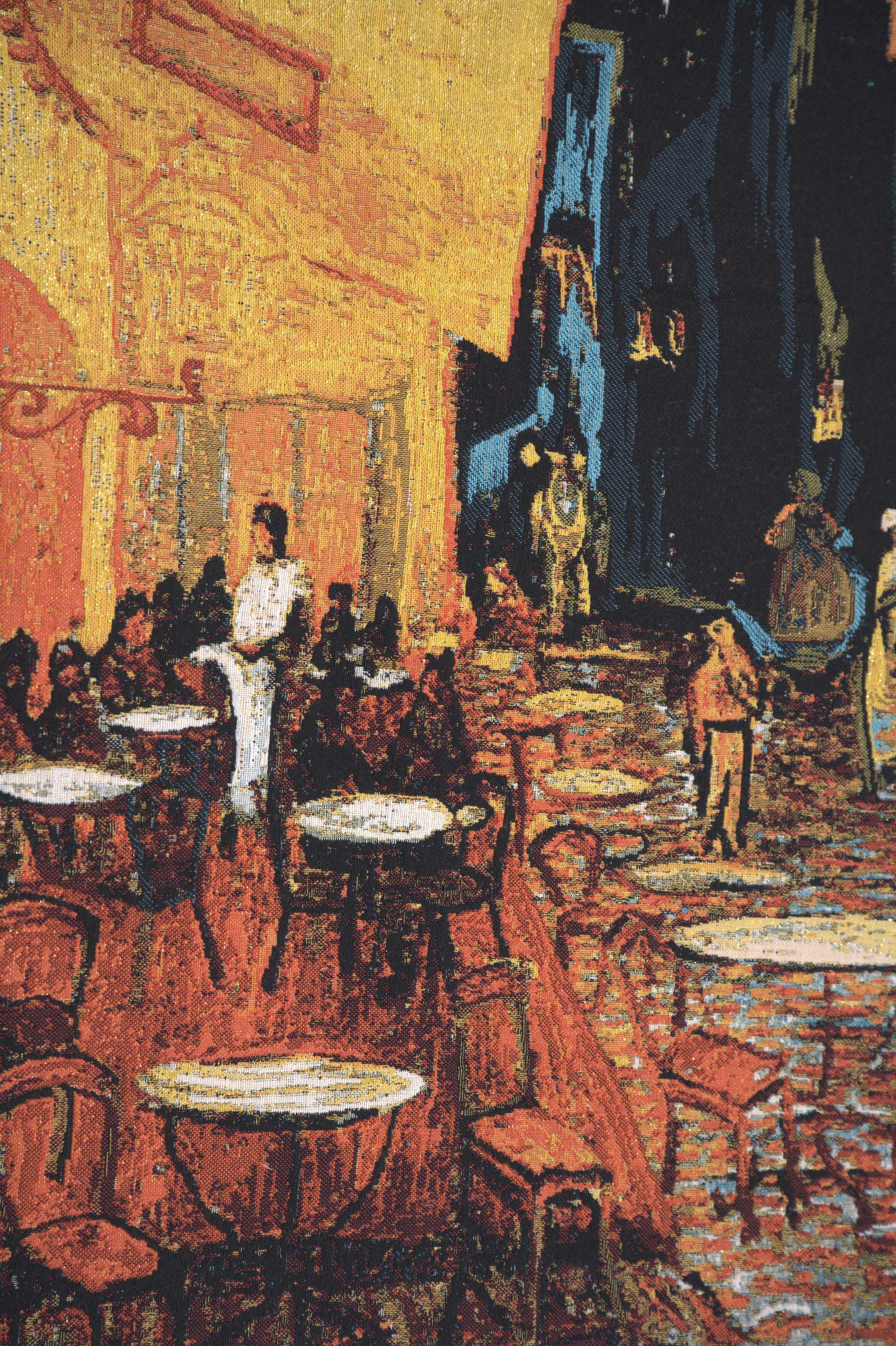 Cafe Terrace at Night by Van Gogh European Tapestry