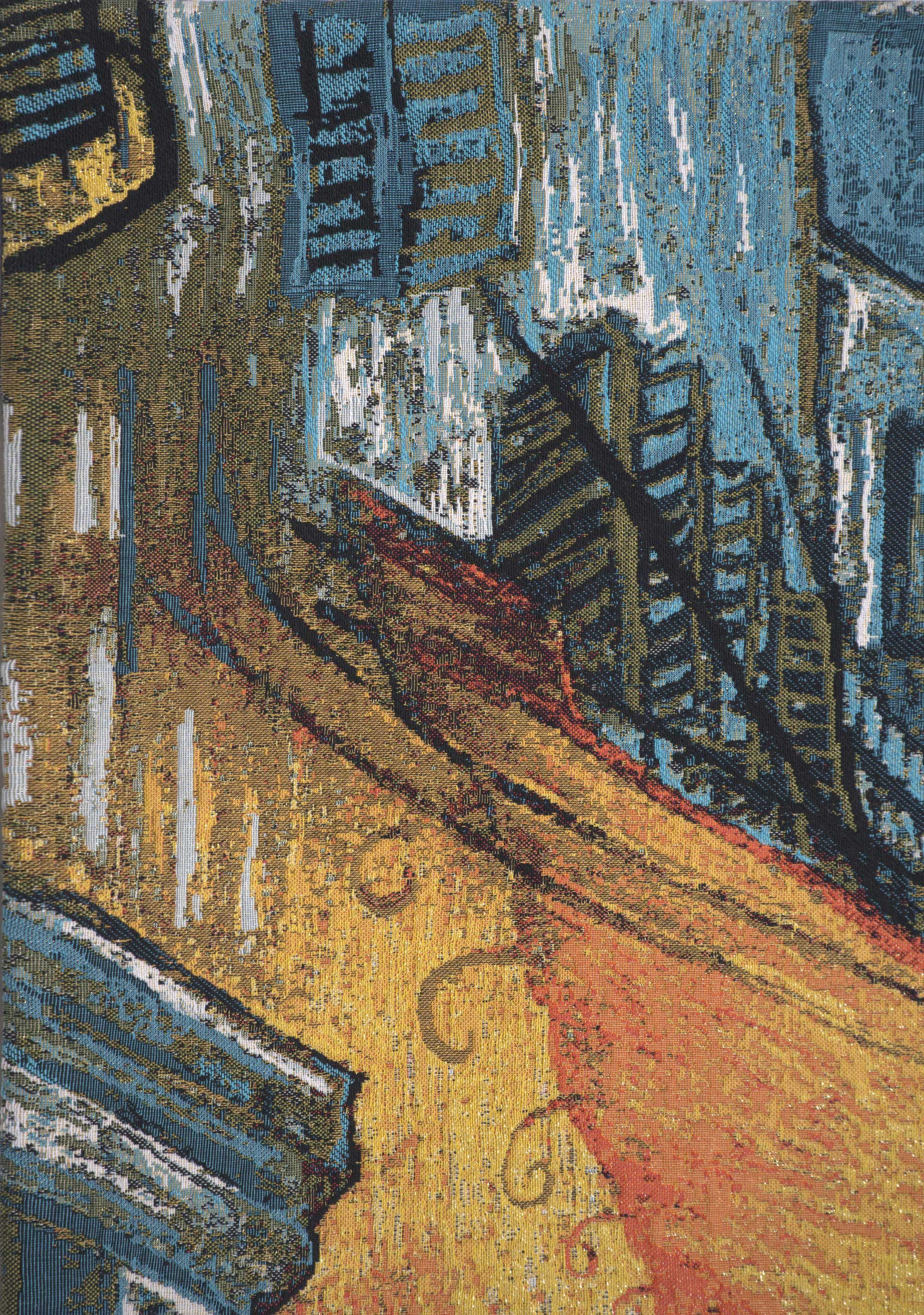 Cafe Terrace at Night by Van Gogh European Tapestry