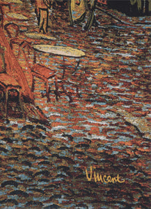 Cafe Terrace at Night by Van Gogh European Tapestry