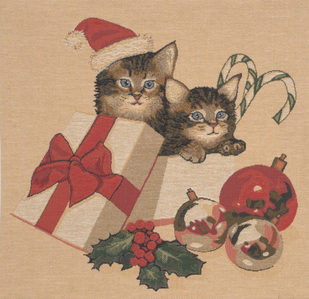 Christmas Kitties European Cushion Cover