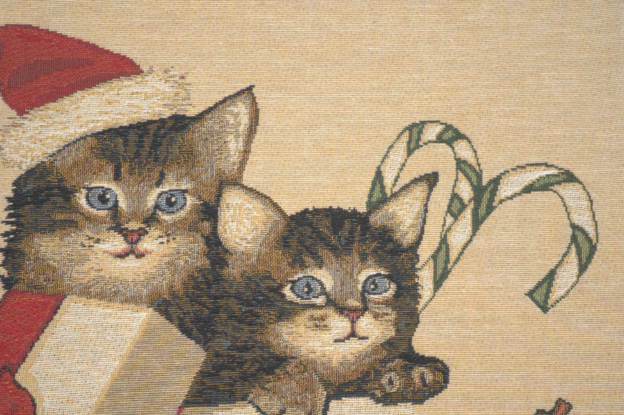 Christmas Kitties European Cushion Cover