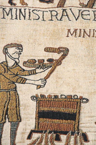 Bayeux Banquet II Belgian Tapestry Wall Hanging