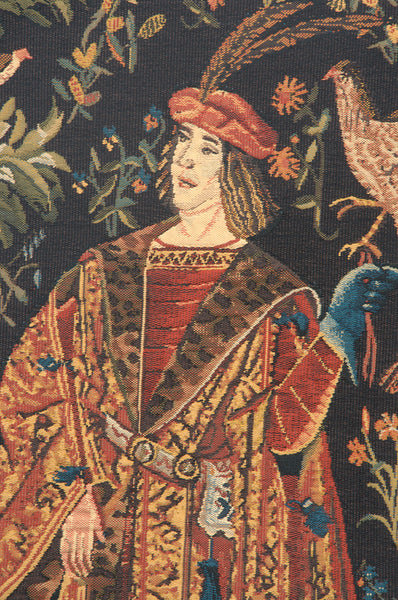 Falconer Mille Fleure Belgian Tapestry Wall Hanging