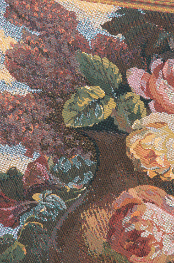Monkey In Still Life II Belgian Tapestry Wall Hanging