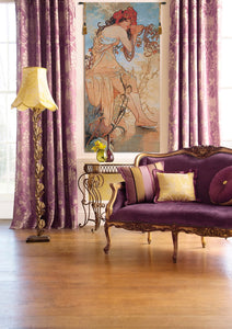 Summer Mucha Belgian Tapestry Wall Hanging