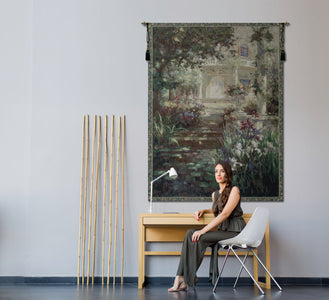 Ivy Column Fine Art Tapestry