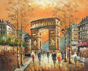 The Arc de Triomphe Canvas Wall Art