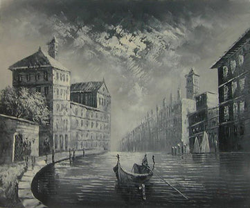 Venetian Cityscape Canvas Wall Art