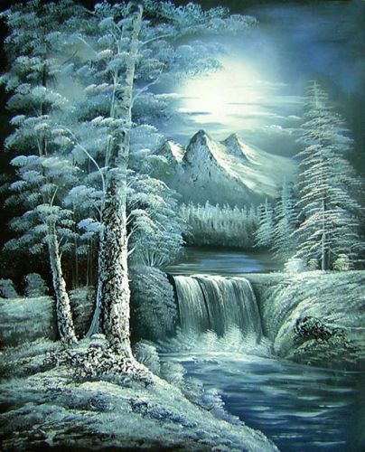 Winter Grandeur Canvas Wall Art