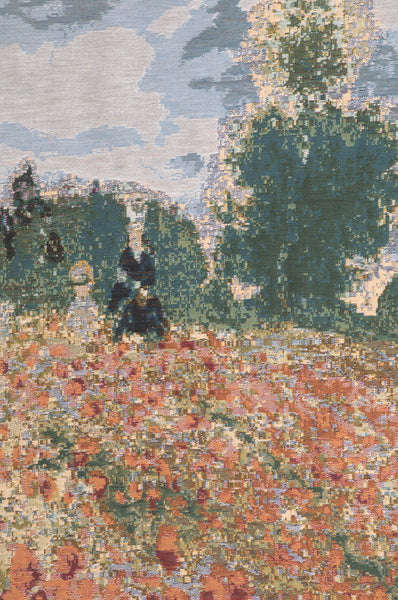 Monet's Coquelicots European Throw