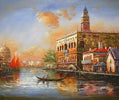 Venetian Sunset Canvas Wall Art