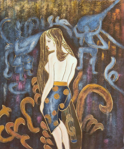 Bearer of Tradition Canvas Wall Art