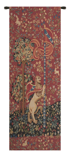Portiere Medieval Lion  European Tapestry