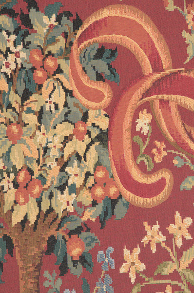 Portiere Medieval Lion  European Tapestry