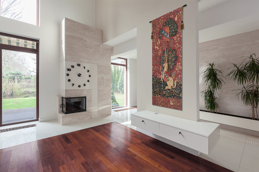 Portiere Medieval Unicorn European Tapestry