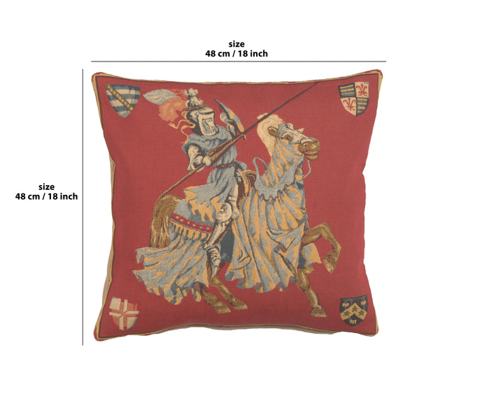 Blue Knight European Cushion Cover