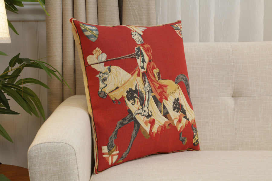 Red Knight European Cushion Cover