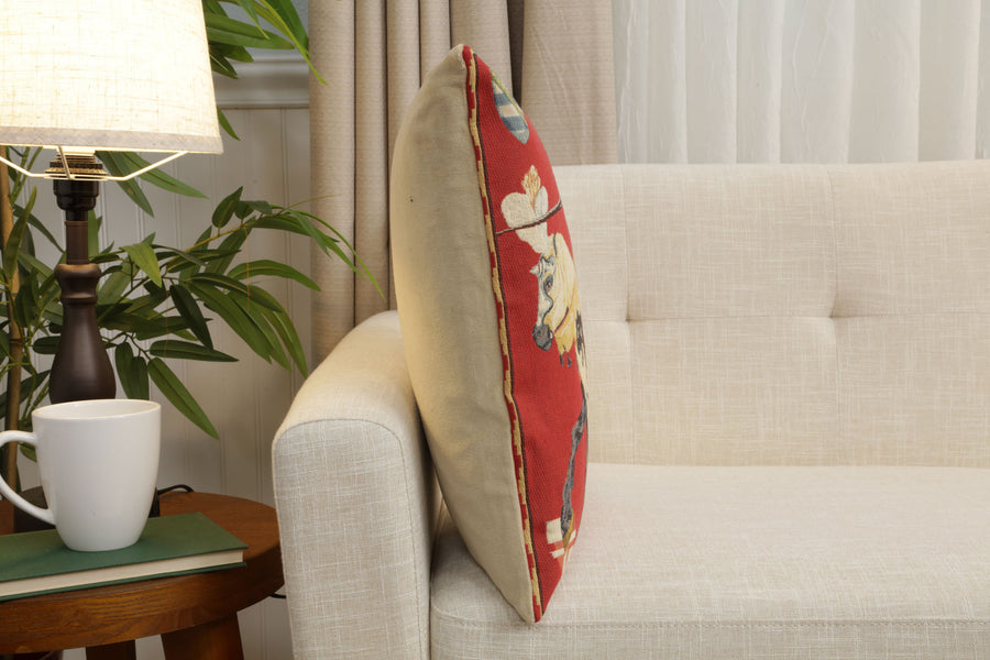 Red Knight European Cushion Cover